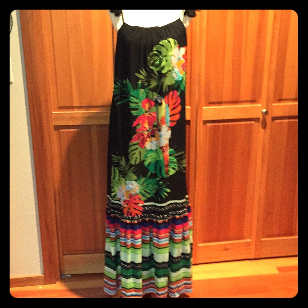 INC Beautiful Tropical Dress